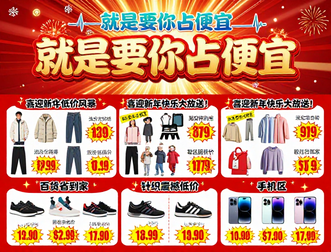 新年狂欢大放送!超值优惠火热开启