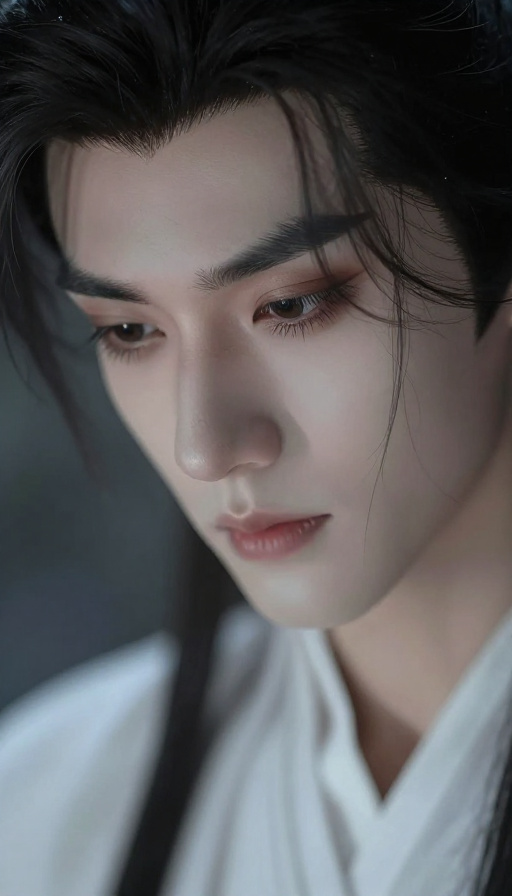 古风美男子:清透少年感与细腻笔触交织的绝美肖像