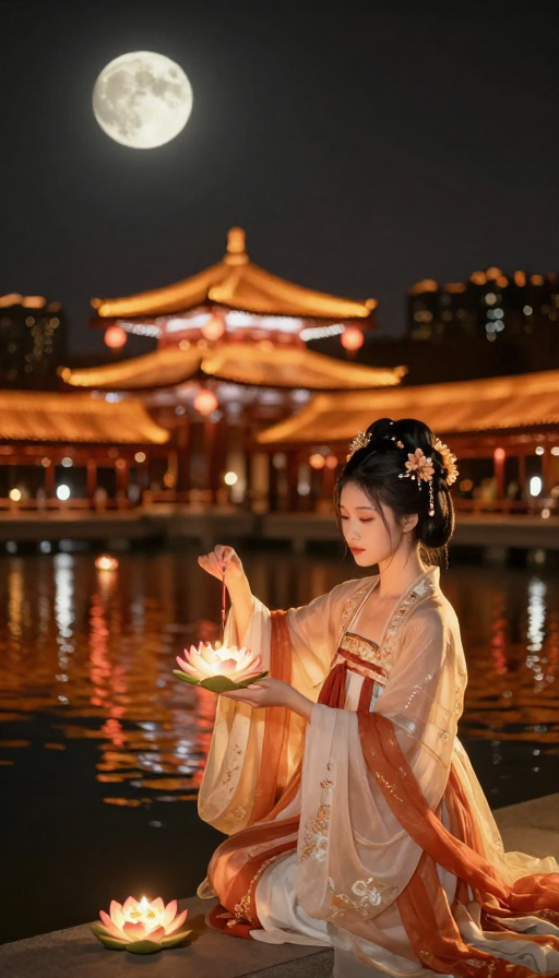 月夜大唐不夜城祈福