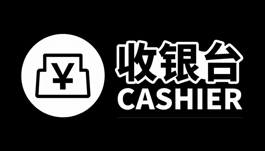 简约现代收银台图标设计