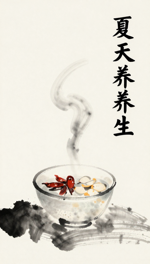 夏日水墨养生:传统艺术中的健康之道
