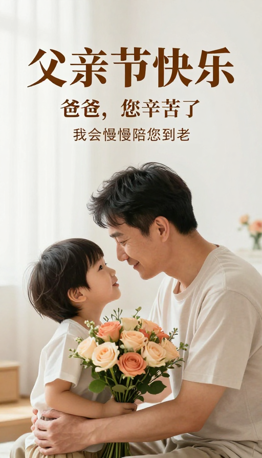 父爱如山·温馨相伴：父亲节快乐！