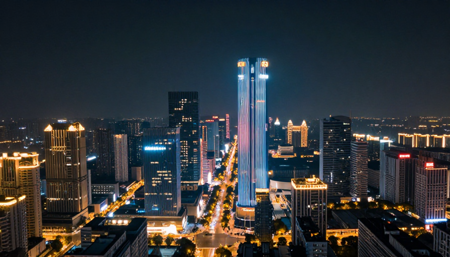 璀璨合肥：城市夜景光影盛宴