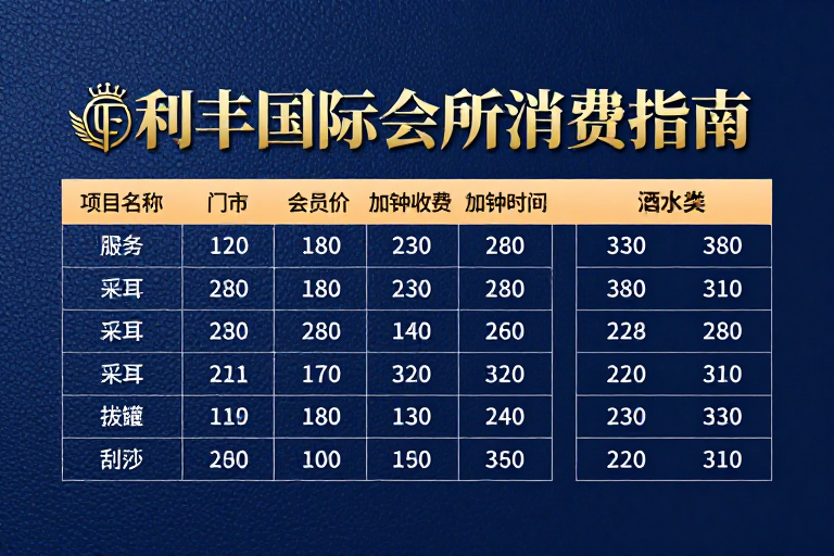利丰国际会所尊贵消费指南