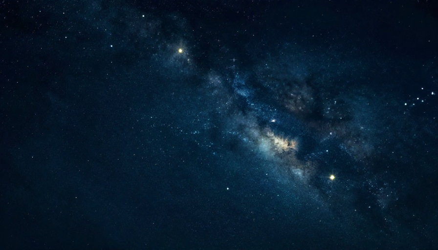 深邃水彩星空:宁静宇宙的视觉诗篇