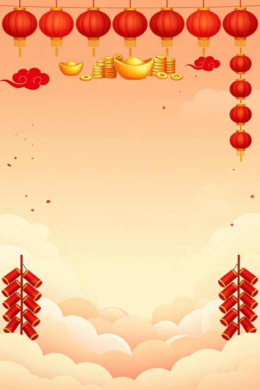 喜庆中国风节日促销海报设计展示