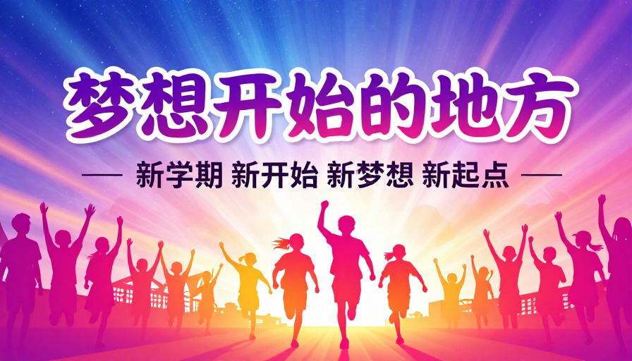 新学期梦想启航，活力开启新旅程