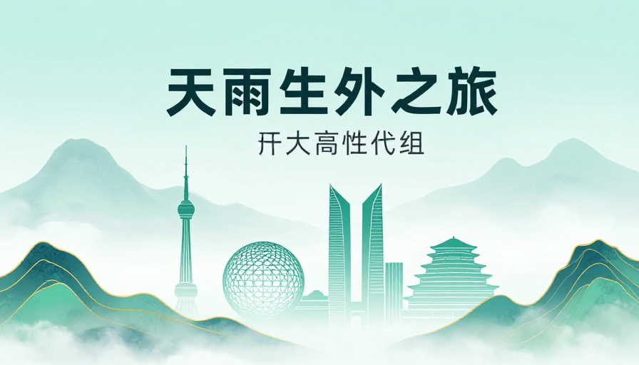 青墨山水·未来建筑融合