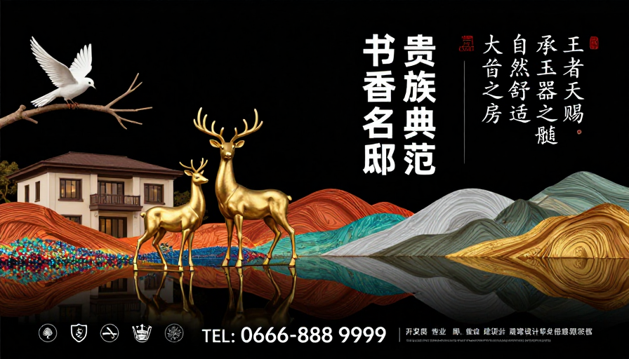 金饰瑞兽映照湖畔，新中式别墅彰显贵族风范