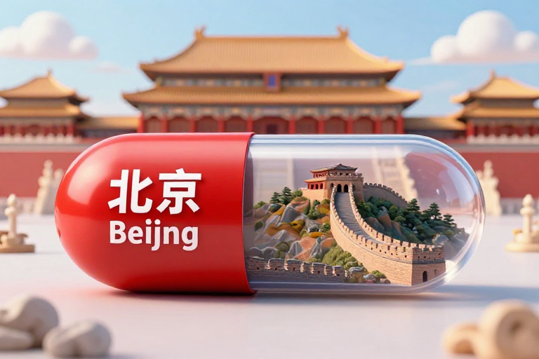 梦幻胶囊中的北京：长城与故宫的微缩奇迹