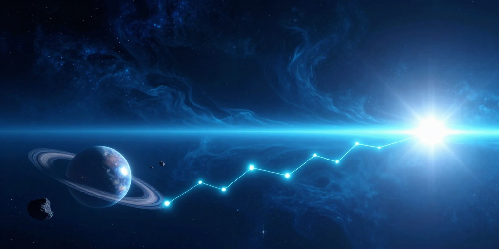 深邃宇宙科幻星轨:光影交织的星际征途
