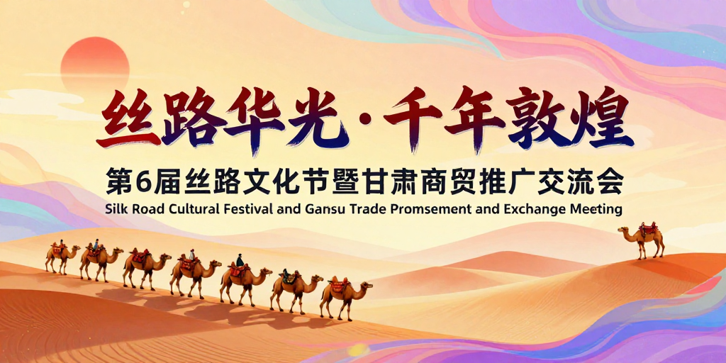 丝路华光：梦幻敦煌文化海报