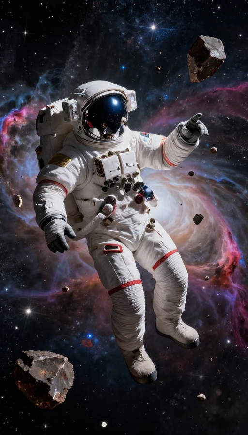 宇航员触碰星云：暗黑科幻宇宙冒险