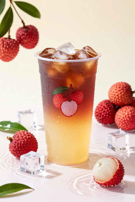 夏日清爽:荔枝水果茶的冰爽魅力