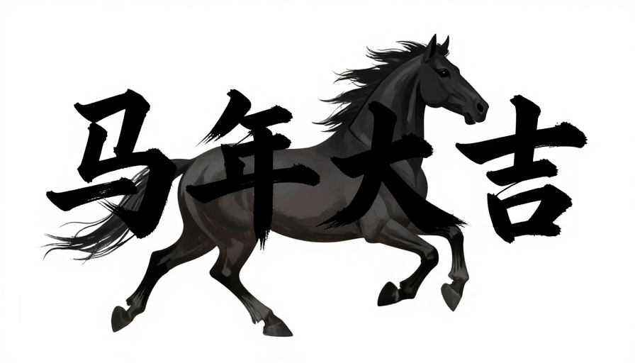 书法创意变奏:「马年大吉」跃动为骏马奔腾