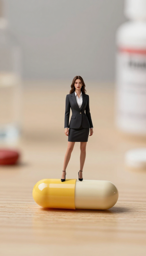创意胶囊内藏美女：超现实桌面艺术图