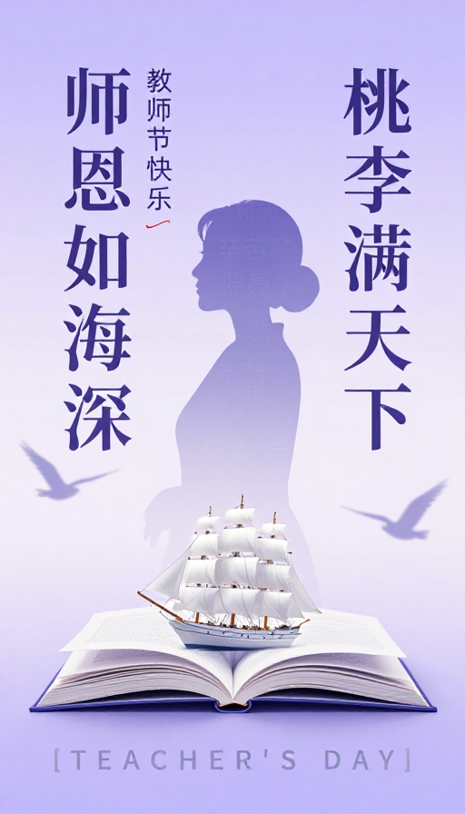 师恩如海·桃李远航——诗意教师节艺术视觉