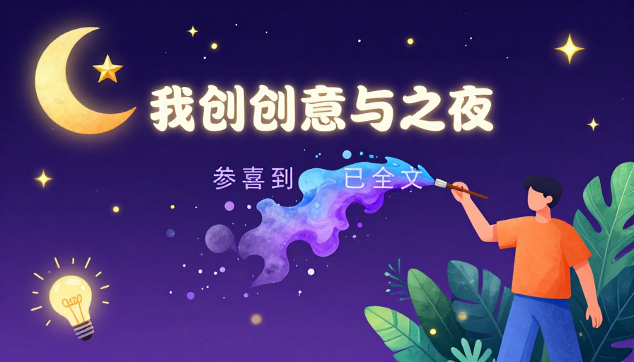璀璨星河下的创意绘画之旅