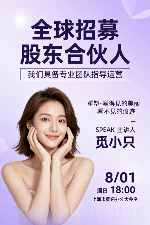 高端医美项目全球招募，共筑美丽未来