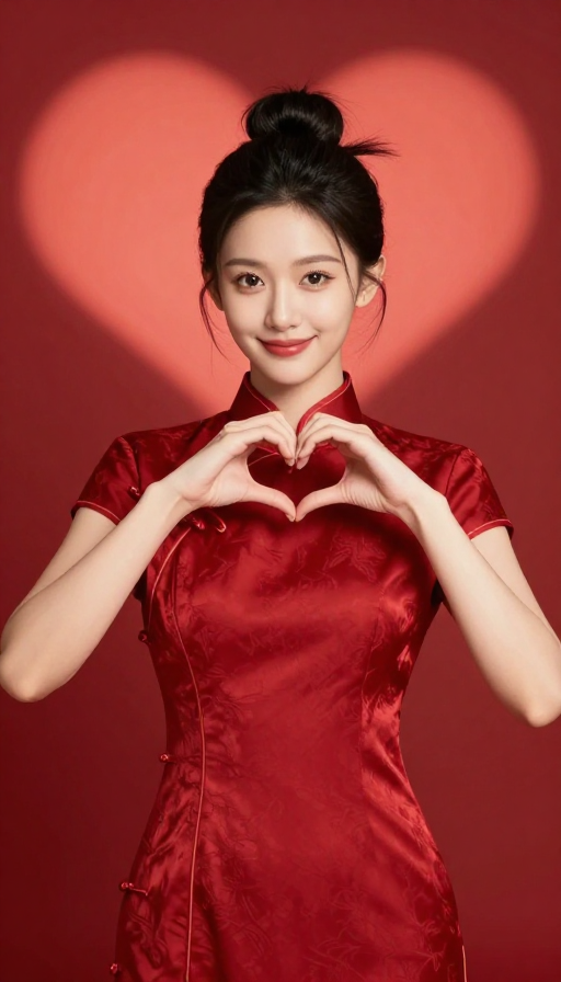 红韵旗袍美人:东方时尚魅力大片