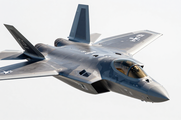 F-22猛禽隐形战机:军事装备与摄影艺术融合