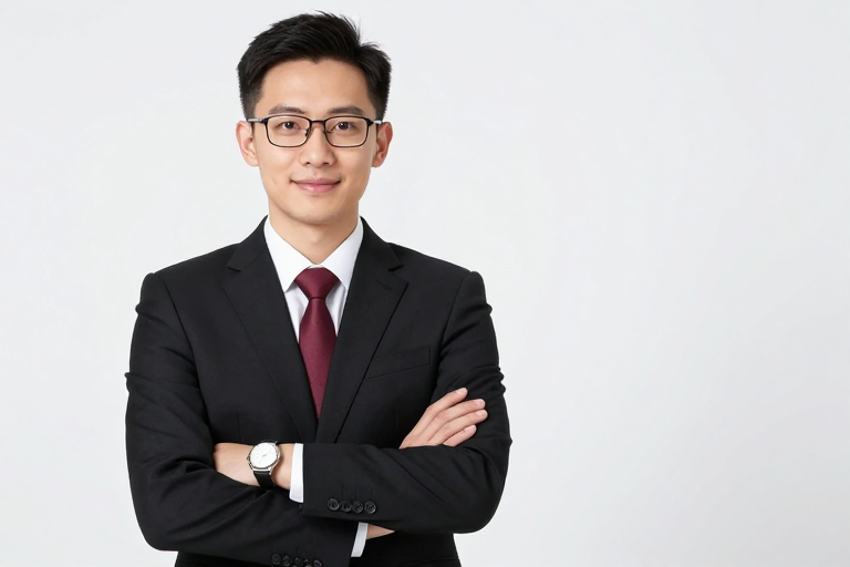 专业商务男士肖像:精准呈现职业风采与自信魅力