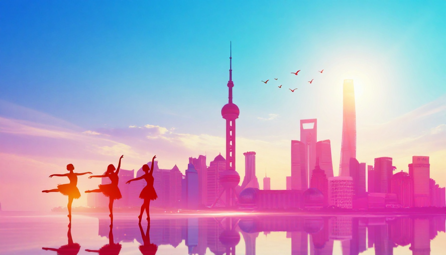 超现实城市芭蕾:光影交织的上海剪影梦