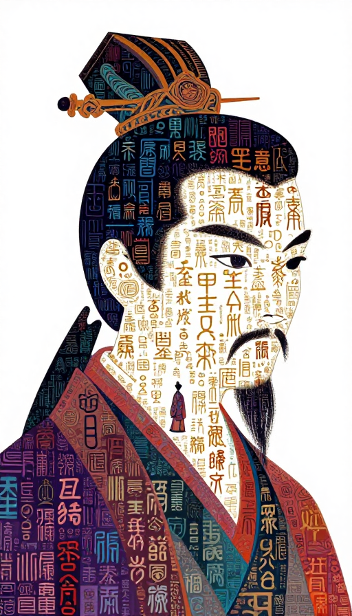 水墨诗人剪影：传统与现代交融的艺术