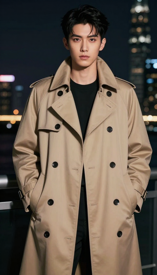 都市夜影：高傲绅士的时尚风潮人像摄影