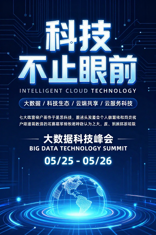 未来数字空间：大数据科技峰会视觉设计