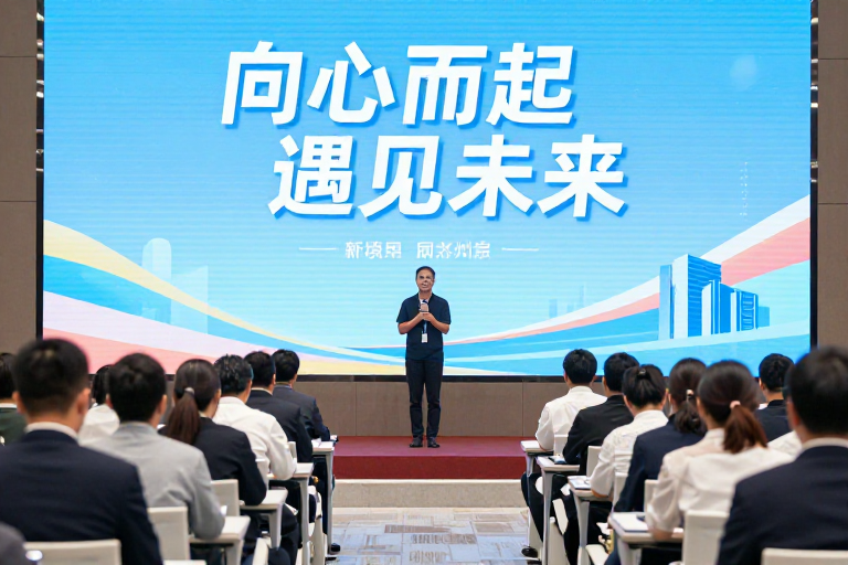 同心聚力 共创未来愿景的视觉表达