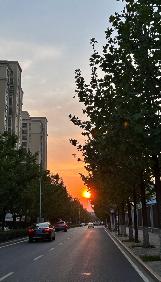 美好的一天在宁静中圆满落幕