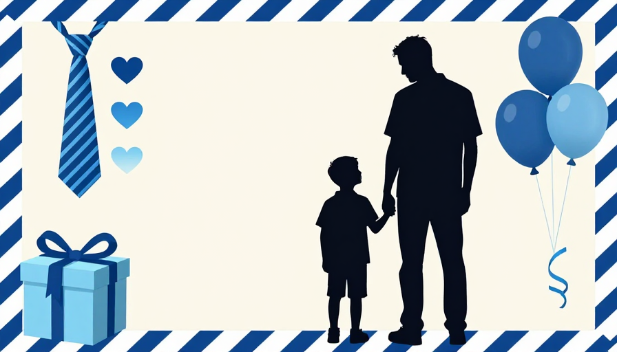 父爱如光：父子剪影温情定格