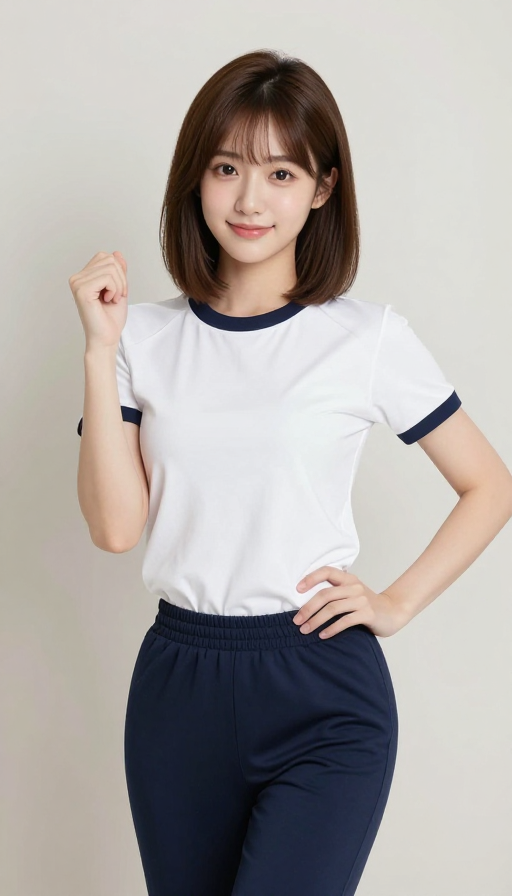 青春活力纯欲风少女半身照:高清展示