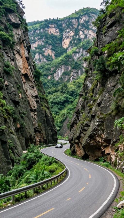 兰英峡谷秘境:蜿蜒山路的自然壮美之旅