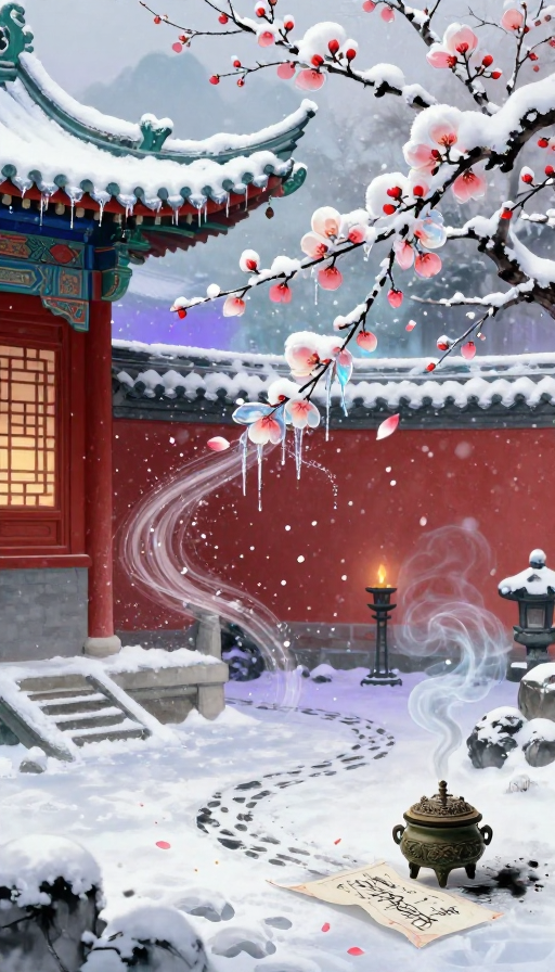 古韵雪境：宋代院体画的数字水墨意境