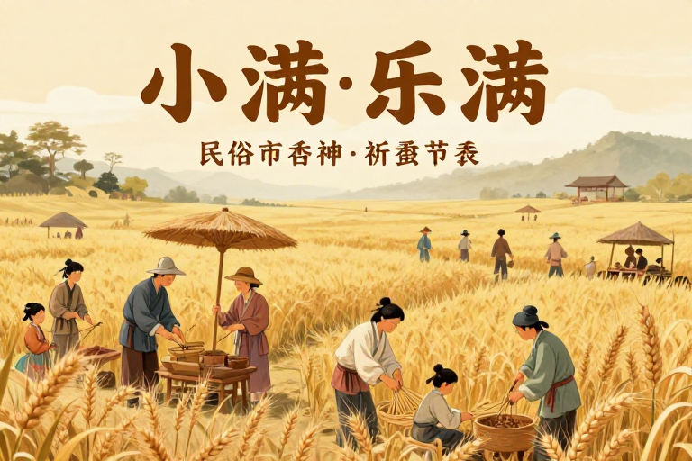 小满祭车神祈蚕福 古风田园画卷