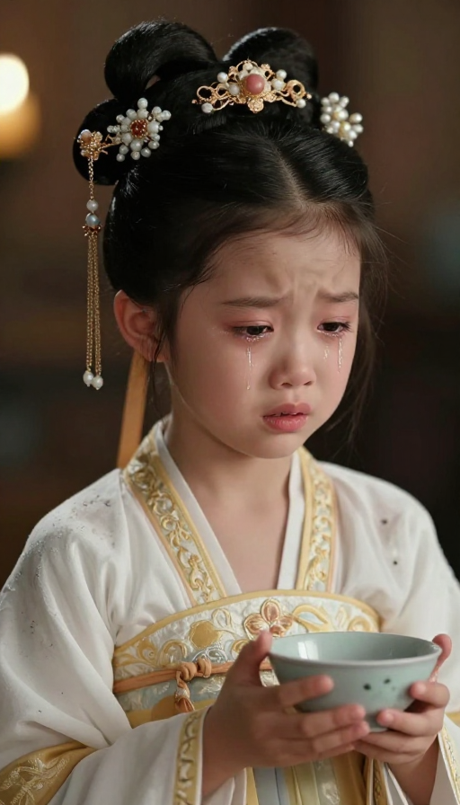 古韵泪颜·瓷碗少女的无声诉苦