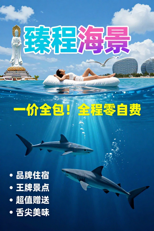 臻程海景——三亚梦幻之旅 一价全包零自费