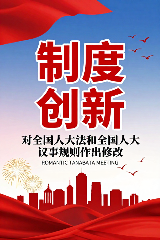 制度创新:红蓝渐变下的庄严变革