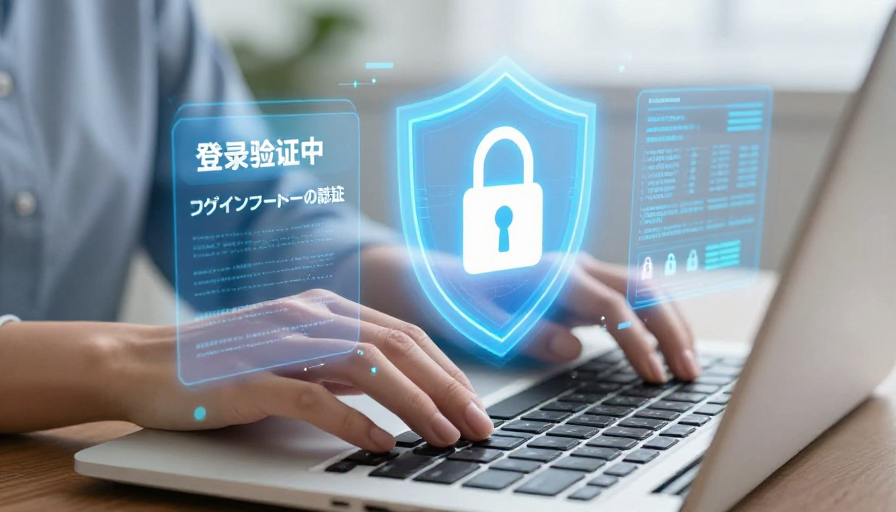 触控未来：蓝色光影中的安全守护