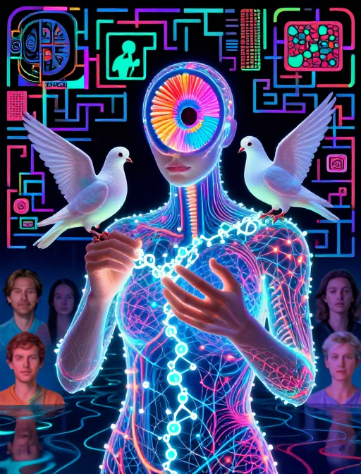 记忆建筑师:脑回迷宫中的神经美学肖像