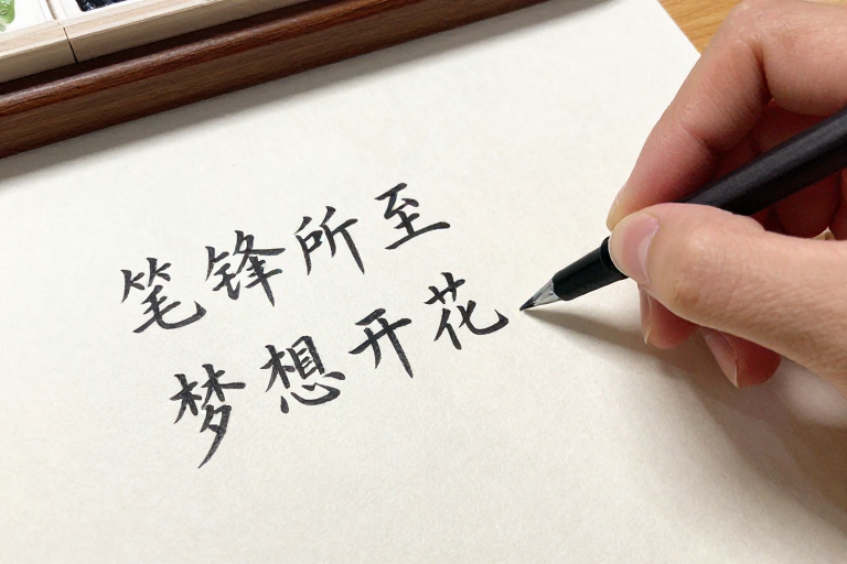 笔锋挥洒间，梦想如花绽放的艺术境界