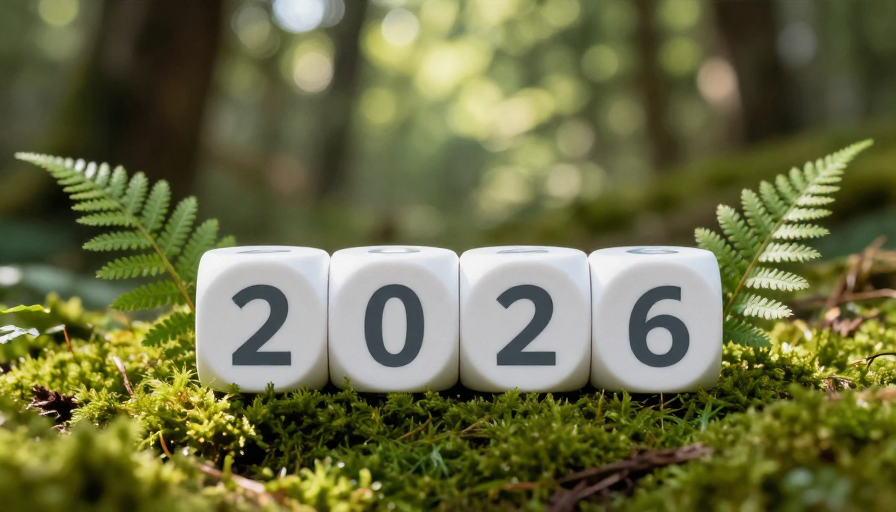 2026新年:苔藓骰子与自然光影的生态愿景